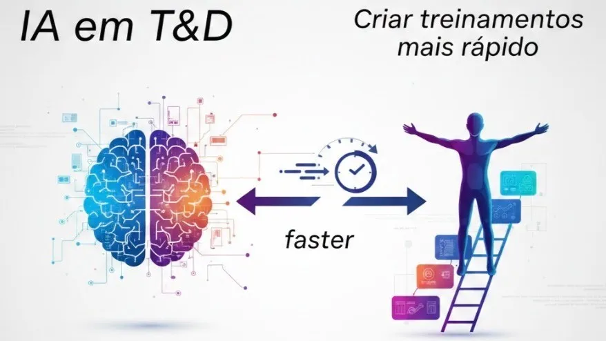 IA em T&D: criar treinamentos mais rápido e fazer o aprendizado acontecer de verdade